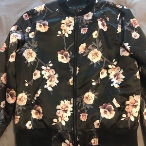 FLORAL BOMBER JACKET